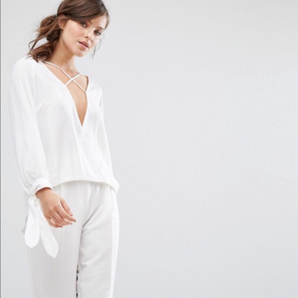 NWT ASOS cross blouse